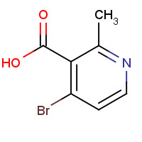 1060805-98-2 4-bromo-2-methylpyridine-3-carboxylic acid chemical structure