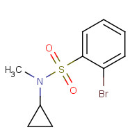 1178457-15-2 2-bromo-N-cyclopropyl-N-methylbenzenesulfonamide chemical structure