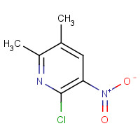 65213-96-9 2-chloro-5,6-dimethyl-3-nitropyridine chemical structure