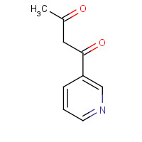 3594-37-4 1-pyridin-3-ylbutane-1,3-dione chemical structure