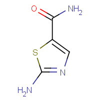 52499-04-4 2-amino-1,3-thiazole-5-carboxamide chemical structure