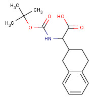 936214-27-6 2-[(2-methylpropan-2-yl)oxycarbonylamino]-2-(1,2,3,4-tetrahydronaphthalen-2-yl)acetic acid chemical structure