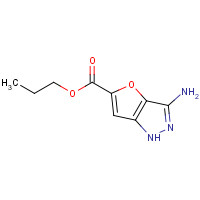 648412-40-2 propyl 3-amino-1H-furo[3,2-c]pyrazole-5-carboxylate chemical structure