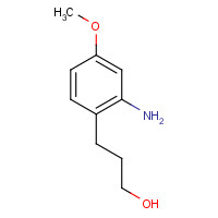 1050513-75-1 3-(2-amino-4-methoxyphenyl)propan-1-ol chemical structure