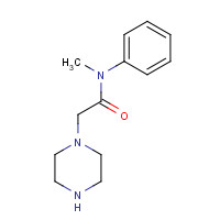318280-95-4 N-methyl-N-phenyl-2-piperazin-1-ylacetamide chemical structure