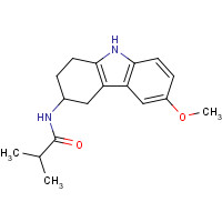 918792-65-1 N-(6-methoxy-2,3,4,9-tetrahydro-1H-carbazol-3-yl)-2-methylpropanamide chemical structure