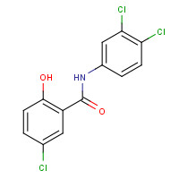 642-84-2 5-chloro-N-(3,4-dichlorophenyl)-2-hydroxybenzamide chemical structure