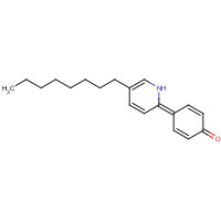 110500-54-4 4-(5-octyl-1H-pyridin-2-ylidene)cyclohexa-2,5-dien-1-one chemical structure