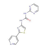 478365-46-7 1-(2-pyridin-4-yl-1,3-thiazol-4-yl)-3-pyrimidin-2-ylurea chemical structure