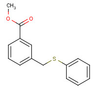 137571-38-1 methyl 3-(phenylsulfanylmethyl)benzoate chemical structure