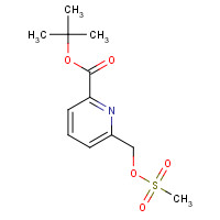 203321-84-0 tert-butyl 6-(methylsulfonyloxymethyl)pyridine-2-carboxylate chemical structure