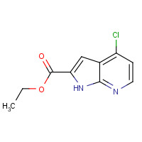 1196151-72-0 ethyl 4-chloro-1H-pyrrolo[2,3-b]pyridine-2-carboxylate chemical structure
