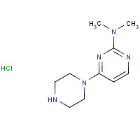 1334148-62-7 N,N-dimethyl-4-piperazin-1-ylpyrimidin-2-amine;hydrochloride chemical structure