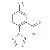 1250098-86-2 5-methyl-2-(1,2,4-triazol-1-yl)benzoic acid chemical structure