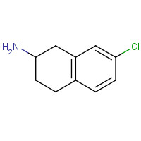 63823-26-7 7-chloro-1,2,3,4-tetrahydronaphthalen-2-amine chemical structure
