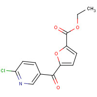 884504-84-1 ethyl 5-(6-chloropyridine-3-carbonyl)furan-2-carboxylate chemical structure