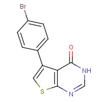 307512-24-9 5-(4-bromophenyl)-3H-thieno[2,3-d]pyrimidin-4-one chemical structure