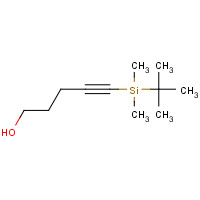 190852-73-4 5-[tert-butyl(dimethyl)silyl]pent-4-yn-1-ol chemical structure