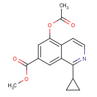 921760-73-8 methyl 5-acetyloxy-1-cyclopropylisoquinoline-7-carboxylate chemical structure
