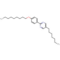 57202-40-1 5-heptyl-2-(4-nonoxyphenyl)pyrimidine chemical structure