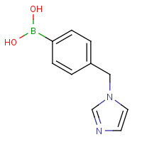 1228183-01-4 [4-(imidazol-1-ylmethyl)phenyl]boronic acid chemical structure