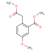 255376-41-1 methyl 5-methoxy-2-(2-methoxy-2-oxoethyl)benzoate chemical structure