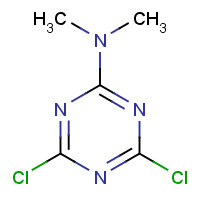2401-64-1 4,6-dichloro-N,N-dimethyl-1,3,5-triazin-2-amine chemical structure