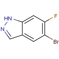 105391-70-6 5-bromo-6-fluoro-1H-indazole chemical structure