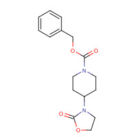 164518-98-3 benzyl 4-(2-oxo-1,3-oxazolidin-3-yl)piperidine-1-carboxylate chemical structure