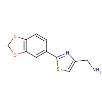 885279-79-8 [2-(1,3-benzodioxol-5-yl)-1,3-thiazol-4-yl]methanamine chemical structure