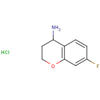 191608-21-6 7-fluoro-3,4-dihydro-2H-chromen-4-amine;hydrochloride chemical structure