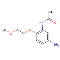 66422-97-7 N-[5-amino-2-(2-methoxyethoxy)phenyl]acetamide chemical structure