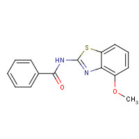 35412-20-5 N-(4-methoxy-1,3-benzothiazol-2-yl)benzamide chemical structure