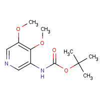 1049677-55-5 tert-butyl N-(4,5-dimethoxypyridin-3-yl)carbamate chemical structure