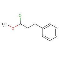 123186-24-3 (3-chloro-3-methoxypropyl)benzene chemical structure