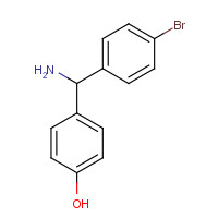 886362-83-0 4-[amino-(4-bromophenyl)methyl]phenol chemical structure