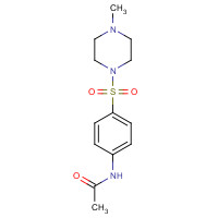 88858-84-8 N-[4-(4-methylpiperazin-1-yl)sulfonylphenyl]acetamide chemical structure