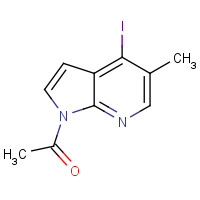 942920-18-5 1-(4-iodo-5-methylpyrrolo[2,3-b]pyridin-1-yl)ethanone chemical structure