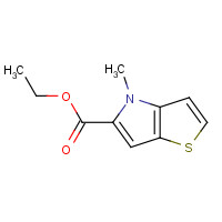 106200-65-1 ethyl 4-methylthieno[3,2-b]pyrrole-5-carboxylate chemical structure