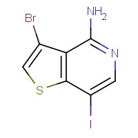 799293-91-7 3-bromo-7-iodothieno[3,2-c]pyridin-4-amine chemical structure