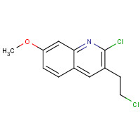 73863-51-1 2-chloro-3-(2-chloroethyl)-7-methoxyquinoline chemical structure