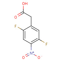 770719-22-7 2-(2,5-difluoro-4-nitrophenyl)acetic acid chemical structure