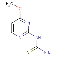 1323834-35-0 (4-methoxypyrimidin-2-yl)thiourea chemical structure
