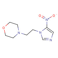 6506-37-2 4-[2-(5-nitroimidazol-1-yl)ethyl]morpholine chemical structure