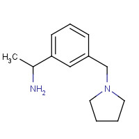 1354659-05-4 1-[3-(pyrrolidin-1-ylmethyl)phenyl]ethanamine chemical structure