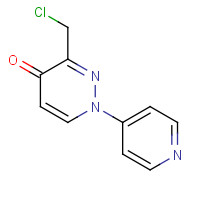1314389-08-6 3-(chloromethyl)-1-pyridin-4-ylpyridazin-4-one chemical structure