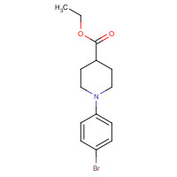 1415794-24-9 ethyl 1-(4-bromophenyl)piperidine-4-carboxylate chemical structure