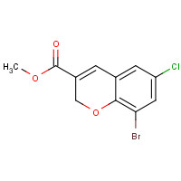 885271-05-6 methyl 8-bromo-6-chloro-2H-chromene-3-carboxylate chemical structure