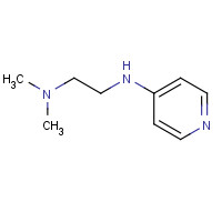 63764-14-7 N',N'-dimethyl-N-pyridin-4-ylethane-1,2-diamine chemical structure