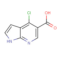 920966-03-6 4-chloro-1H-pyrrolo[2,3-b]pyridine-5-carboxylic acid chemical structure